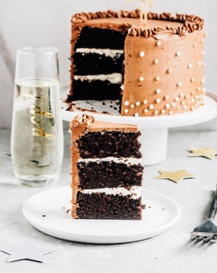 Lapetiteepicerievegan Gateau Au Champagne Et Au Chocolat